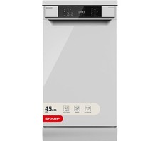 Sharp QW-NS1CF49EW Freestanding Slimline Dishwasher RRP - £319