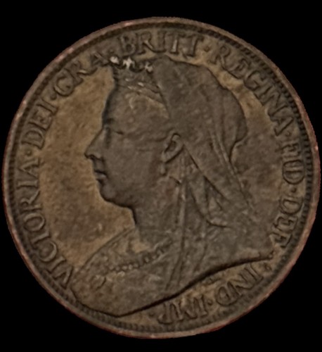 1899 queen victoria farthing - 1899,
