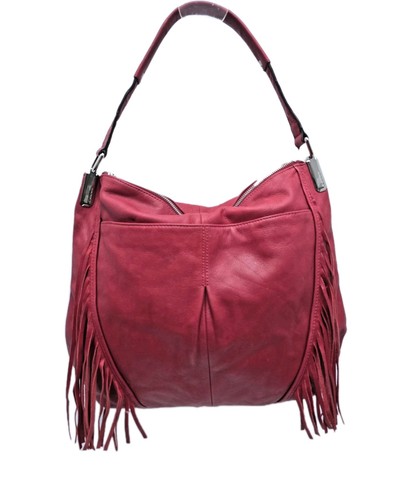 Makowsky red hobo handbag - b.,