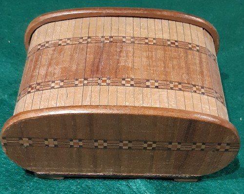 Vintage wooden roll tambour - roll,