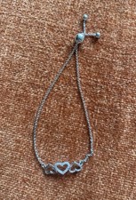 Warren James Silver Heart Bracelet