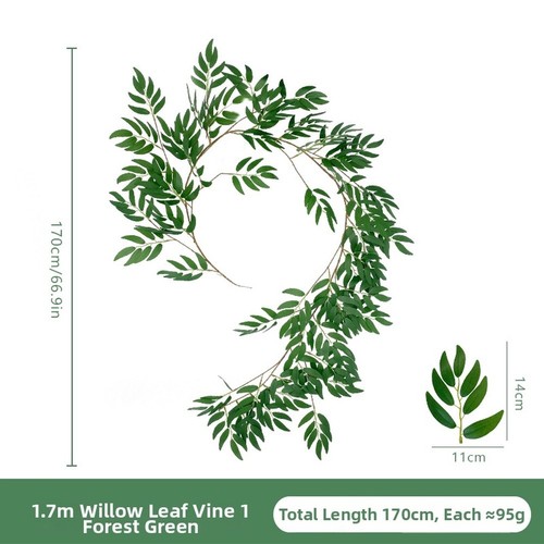 Artificial willow leaves - artificial,