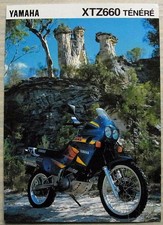 YAMAHA XTZ660 TENERE MOTORCYCLE Sales Brochure c1994 #3MC-0107024-94E