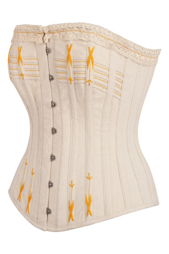 Beige with gold - beige, flossing