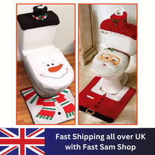 Santa Clause/Snowman Toilet Seat Cover Best for Christmas Decoration