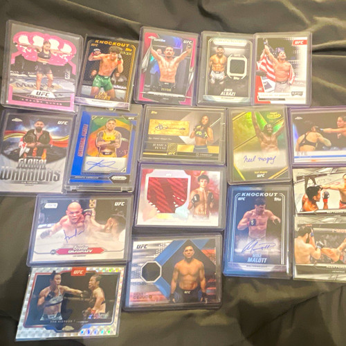 Topps ufc 2023 chrome finest - ufc,