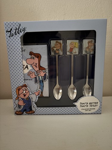 Tetley tea bag and spoons - bag, set