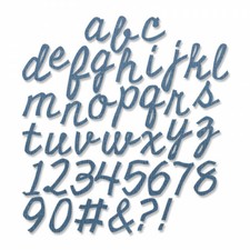 Cutout Script Sizzix Thinlits