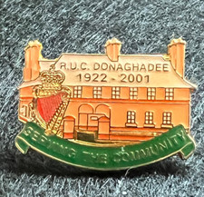 RUC DONAGHADEE 1922-2001 SERVING THE COMMUNITY PIN BADGE