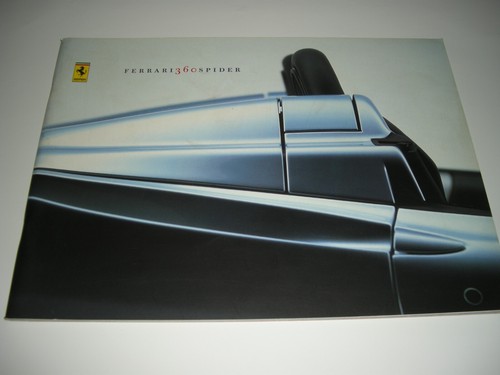 Ferrari original brochure - ferrari,