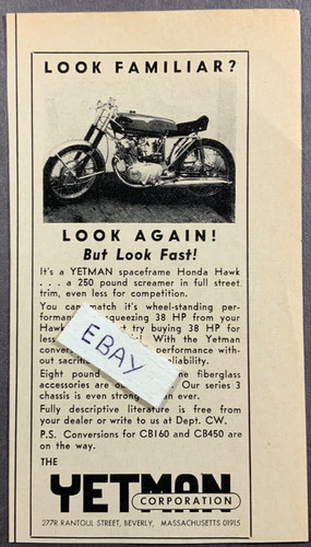 1965 yetman spaceframe - 1965, ad.