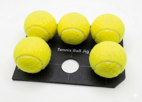 Space tennis ball jig - ball,