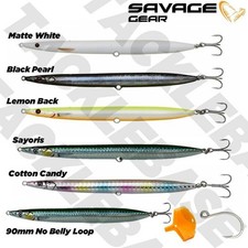 SAVAGE GEAR SANDEEL PENCIL SW SEA FISHING LURES - BASS COD POLLOCK SEATROUT