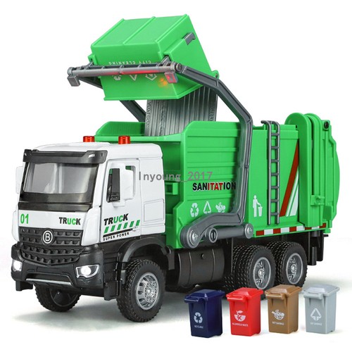 Garbage truck toy model - 7.5",