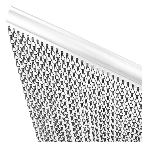 210x90cm aluminum chain door - 210x90cm,