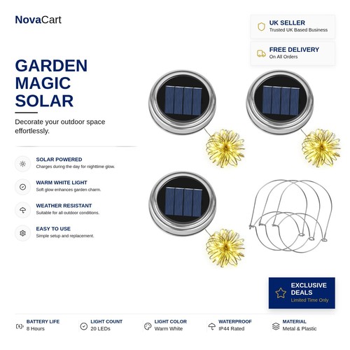 Garden solar lights - garden,