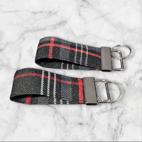 Fabric red stripe - red,