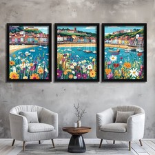 Coastal Wall Art Prints Set Of