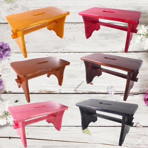 Small wooden stool kids foot - small,