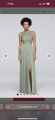 Lace bridesmaid dress - bridesmaid, with