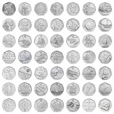 50p coins - 50p,