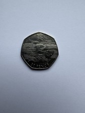 2011 London 2012  Olympics Aquatics (Swimming) 50p Fifty Pence Coin Circulated