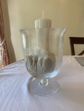 Large Clear glass Hurricane