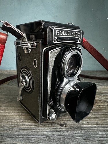 Rare grey rolleiflex camera - rare,