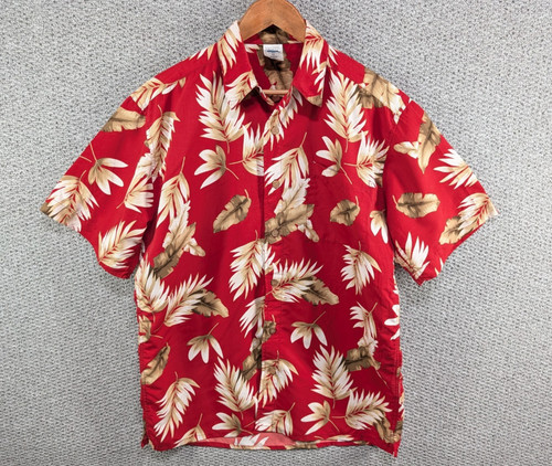Premier men red leaf - leaf, batik