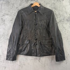 Tuzzi Black Real Leather