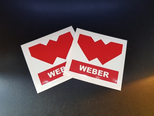 Weber carburetors stickers - weber,