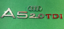 AUDI 2.0 TDi - CAR BADGES / EMBLEMS - REQUIRE ADHESIVE TO REAR