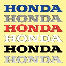 TWO HONDA MOTORBIKE STICKERS