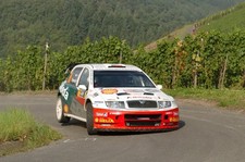 Jan Kopecky (CZE) Skoda Fabia WRC on Stage 15 2007 WRC Rally Car Old Photo