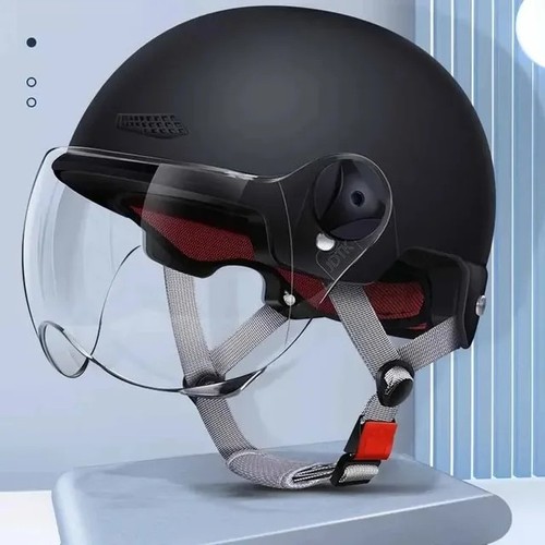 Open face scooter motorbike - open,