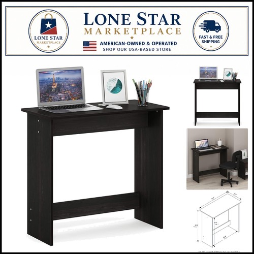 Elegant espresso computer desk - computer,