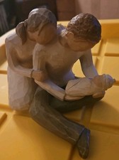 Vtg Willow Tree New Life Figurine Father Mother Newborn Baby by Susan Lordi 2000