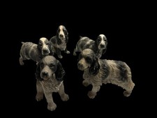 5 x Vintage Cocker Spaniel Dog