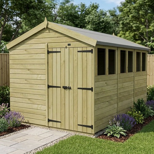 Apex shed double door all - double,