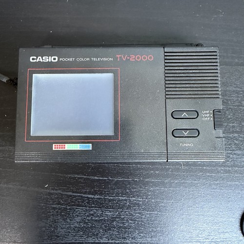 Vintage casio 2000 - tv-2000, pocket