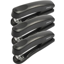 Set of 3 Black Plastic Full