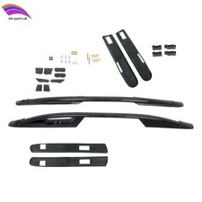 BLACK ALUMINIUM ROOF RAILS