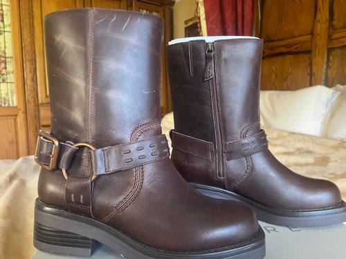 Clarks rebelle biker boots - rebelle, up