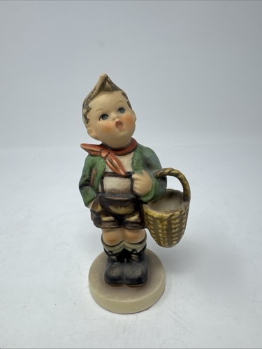 Hummel goebel boy with - goebel, basket