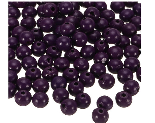 200 pcs large hole - hole, wooden