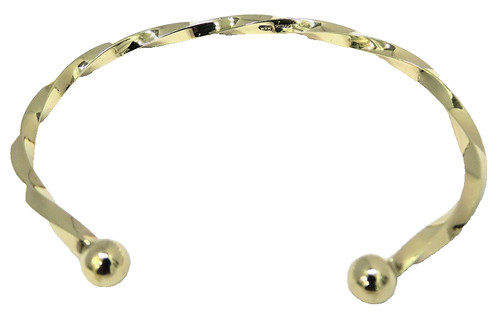 Mens torque bangle 9ct - torque,