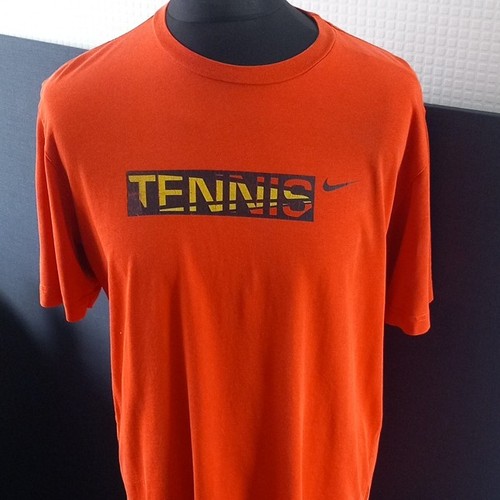 Nike men orange graphic logo - nike,