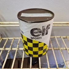 Vintage French ELF Sporti 20w/50 Oil Can Tin 0.5 Litres Unopened Original Rare 