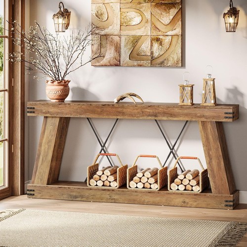 Farmhouse console table - console,