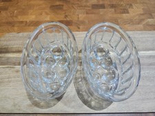 Pair of Vintage Pressed Heavy